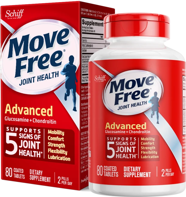 무브프리 조인트 헬스 어드밴스드 코티드 타블렛, 80정, 1개 - 쿠팡