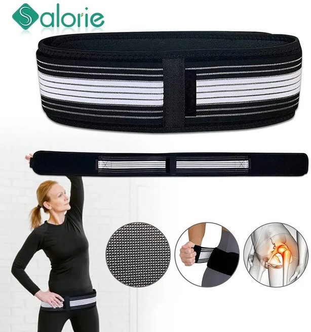 고관절 허리보호대 엉덩이 통증용 다인리 벨트 허리 지지대엉덩이 교정기 골반 지지대 좌골 신경통 요추 109110cm waist, 1개