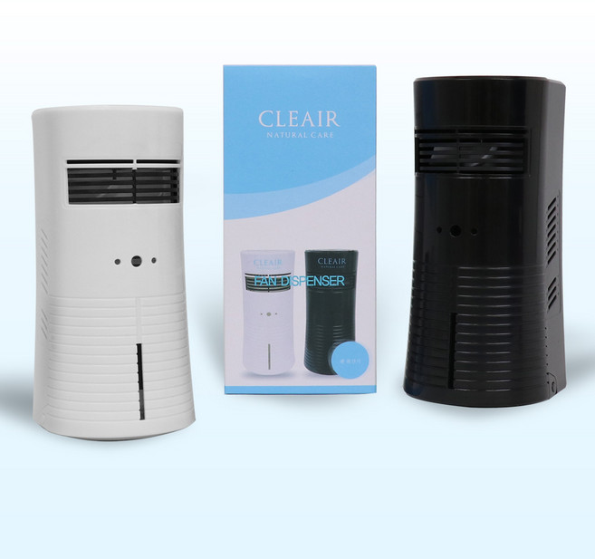 실내악취 반려동물 냄새제거 방향제 무소음 팬형 탈취기, 블랙, 1개