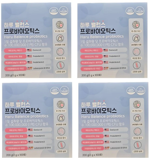 온가족 하루밸런스 4세대 유산균 포스트바이오틱스 장건강, 400개, 2g - 쿠팡