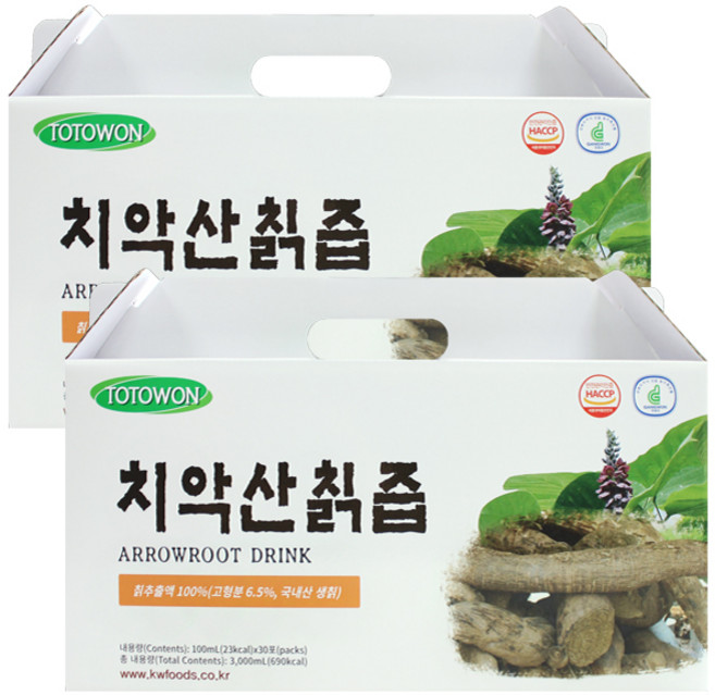 [2+1 행사중] 강원식품 치악산칡즙 100mL 90포 총 3박스 기획세트, 1세트