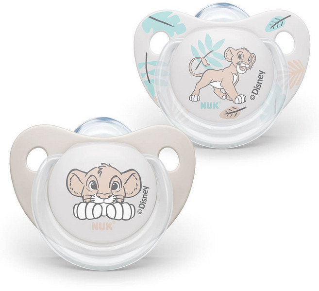 누크 유아용 노리개 젖꼭지 2종 세트 디즈니, S2(6~18개월), 라이온킹, 1세트