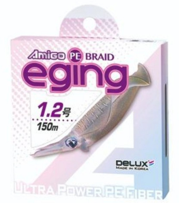 에깅 합사 무늬오징어 합사 150M 아미고 에깅 0.6 0.8 1.0 1.2, 1개