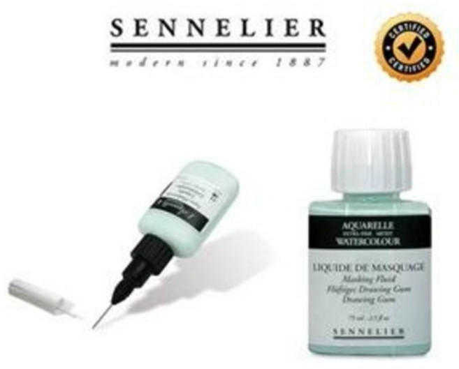 시넬리에 마스킹액 36.9ml 75ml플루이드 수채화 보조제 / 옵션선택, 마스킹액 75ml