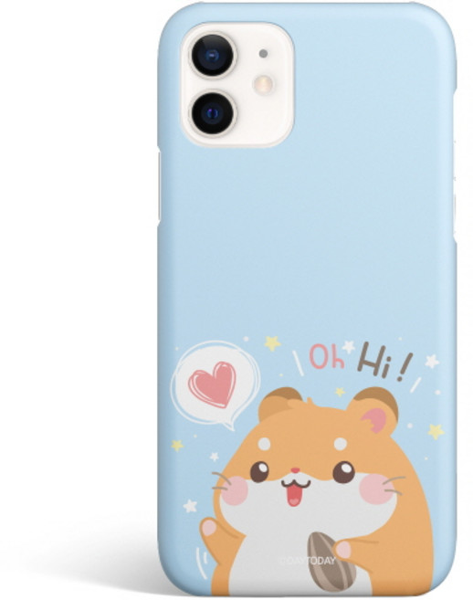 데이투데이 아이폰12미니 케이스 햄스터 하드