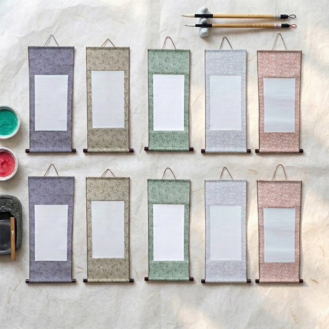 미니 족자(무지) 만들기 10개세트, 10개