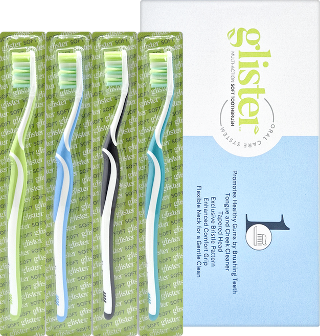 암웨이 글리스터 어드밴스드 칫솔, 4개입, 1개