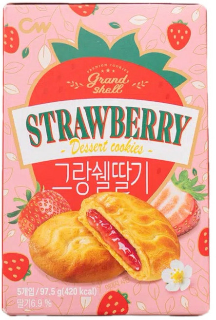 청우 그랑쉘 딸기, 1개, 97.5g