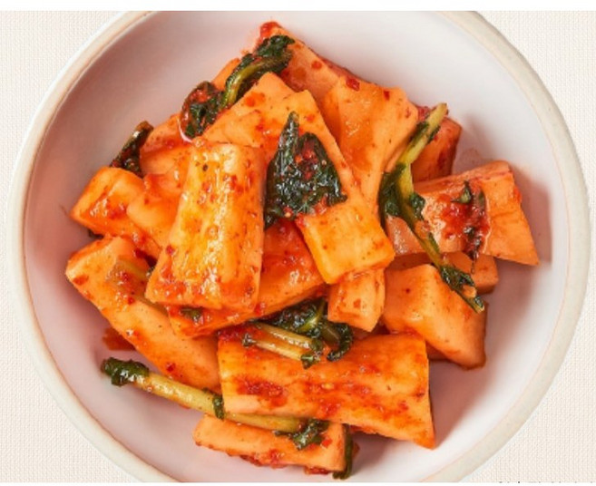 일품 [비건] 채식 총각김치 1Kg (절단 총각무) 국내산 100% 농산물, 1개
