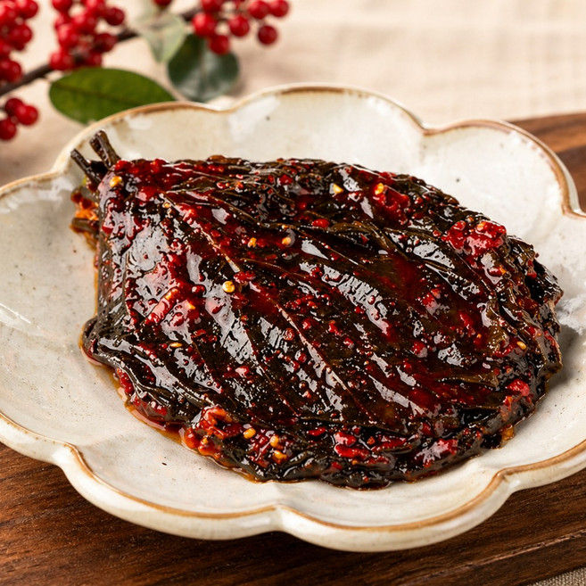시장 반찬가게 깻잎김치 밥도둑 웰찬반찬, 1개, 1kg