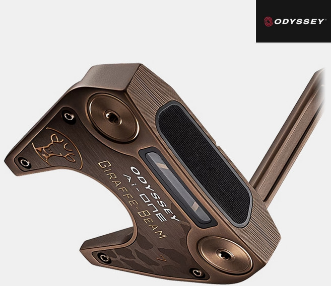 [한정판]오디세이 Ai-ONE GIRAFFE-BEAM 7 CH 퍼터[남여공용][말렛][PISTOL GRIP], 86.36cm(34인치)