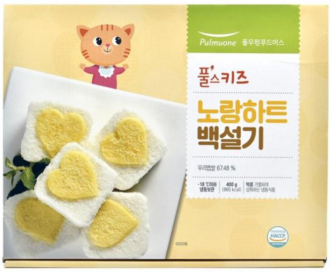 풀무원 노랑하트 백설기 400g 1개