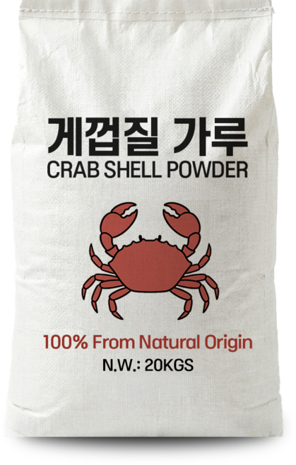 게껍질 가루 20kg 게 껍질 분쇄 분말 게껍데기 파우더, 1개