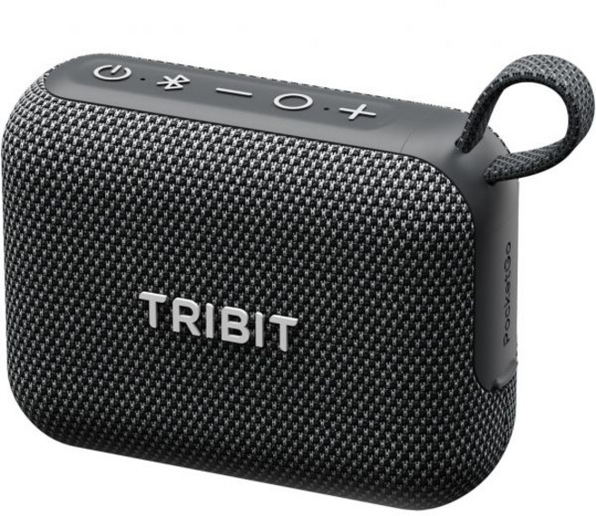 Tribit PocketGo 휴대용 블루투스 스피커 20시간 재생 IP68 방수/방진 무선 BT6.0 샤워 기능 강력한 사운드 맞춤형 EQ TWS TF 카드 지, Tribit PocketGo 휴대용 블루투스 스피커,
