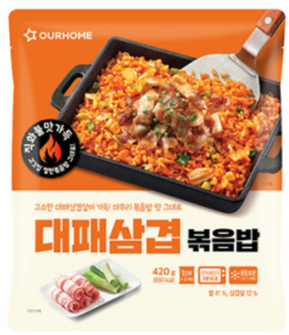 아워홈 대패삼겹볶음밥, 4개, 420g