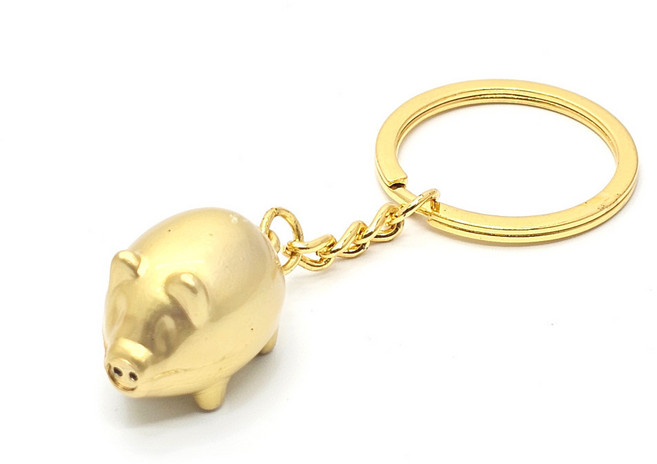 행운 키링 황금 돼지 가방 차키