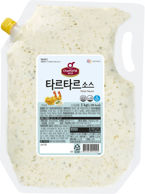 쉐프원 타르타르소스 2kg, 1개