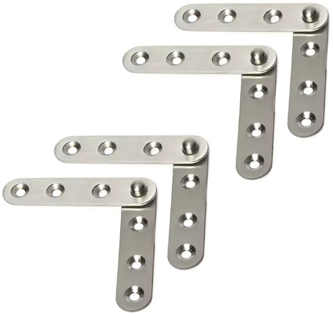 아이베란다 가구 문 숨은경첩 힌지 (2개1세트), 2개