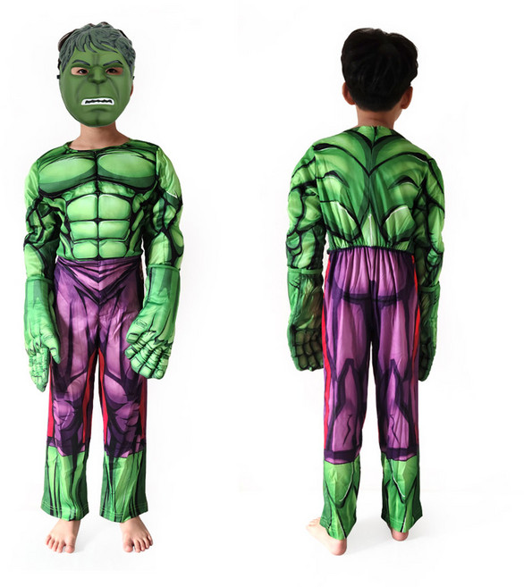 헐크 가면 장갑 의상 세트 인싸템 의상 핼러윈 코스튬