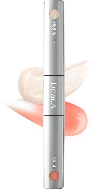 Dear.A 디어에이 블러쉬 앤 빔 듀얼스틱 하이라이터, 03 파스텔 피치 & 샴페인 글로우, 03 파스텔 피치 & 샴페인 글로우, 1개 - 쿠팡