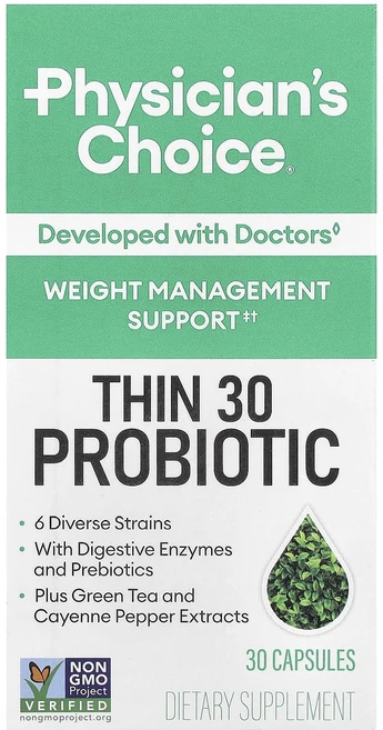 절실히 몸관리가필요한시기 Physician's Choice 씬 30 프로바이오틱 캡슐 30정 프리미엄할인상품입니다, PhysiciansChoice씬30프로바이오틱캡슐30정, 1 - 쿠팡