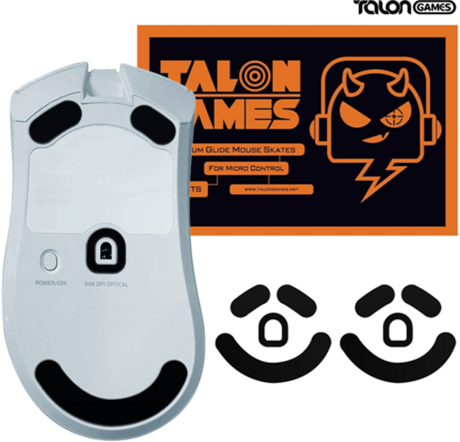 데스에더 V3 PRO 피트 데브삼 컨트롤 브레이킹 마우스피트 2개입 탈론게임즈, TG0025, 1개