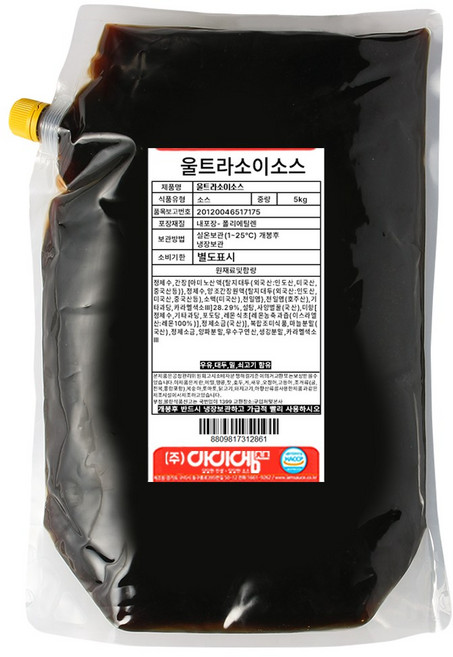 아이엠소스 울트라소이소스 전문점용 대용량, 5kg, 1개