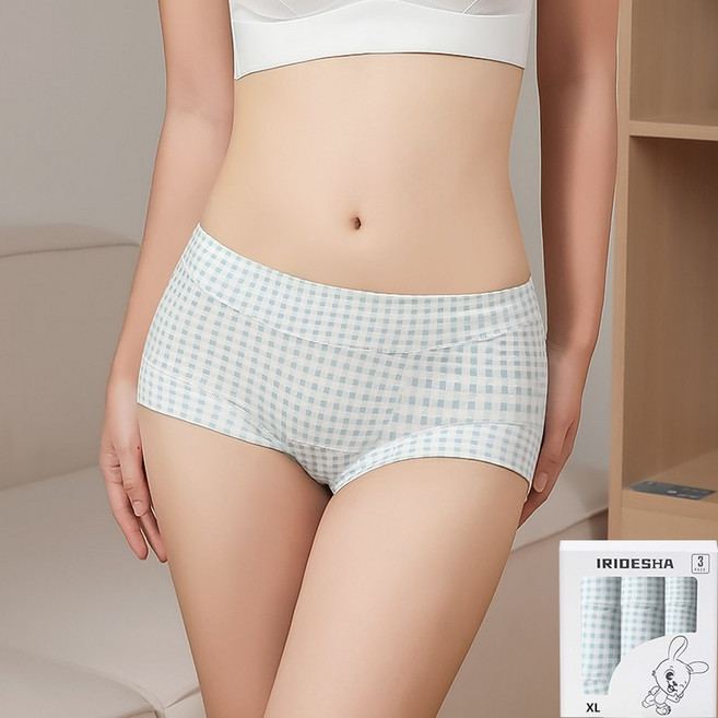 여성 면 팬티 심리스 편안한 드로즈 3P/6P