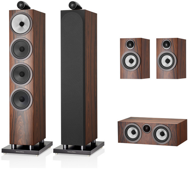 B&W(비앤더블유) 702 S3 5채널스피커(72707), Mocha