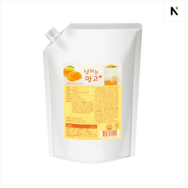 네이쳐티 넘치는 망고 베이스, 1kg, 1개