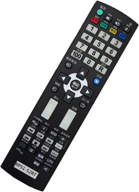 (全新適用) RL51-52RT, 1個, 奇美液晶電視遙控器RP51-52RT
