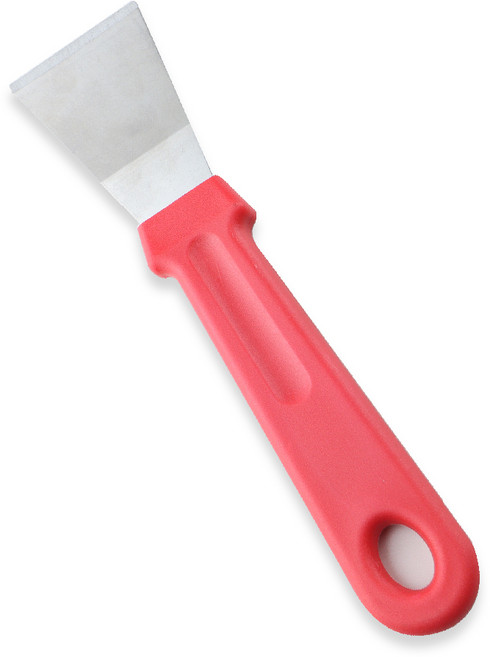 공구하자 미니 헤라 스크래퍼 스크레퍼, 레드-굽은형, 1개