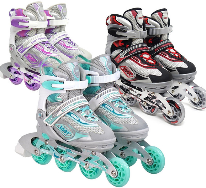 주트 Z5 인라인스케이트, 퍼플, 1세트