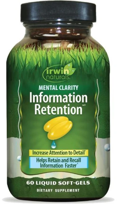 Irwin Naturals Mental Clarity Information Retention - 60 Liquid Soft-Gels - Helps Increase Attenti, 1, 1개 - 쿠팡