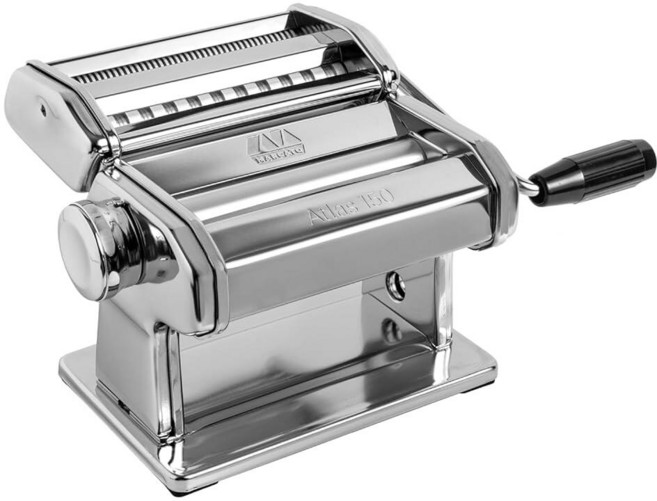 Marcato 아틀라스 150 파스타 제면기 150mm 스테인리스 스틸 재질 이탈리아산, 1개