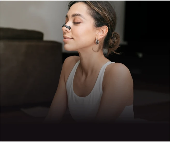 BEVIVE 비강확장기 코골이방지 마그네틱 1등급 의료기기 에어마운트 블랙, 1박스