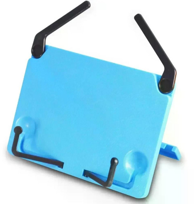 대형독서대 누워서보는독서대 거치대 각도조절 책, blue