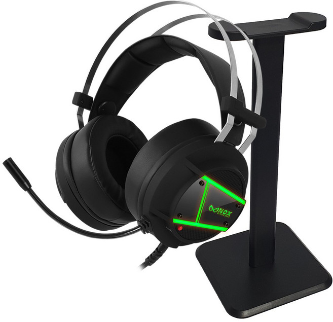 녹스 NX-3 PLUS 7.1채널 진동LED 게이밍 헤드셋+거치대 걸이 포함