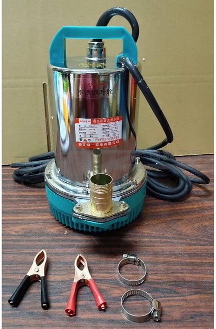 LVYI 绿一 直流潜水泵 ZQB-12 12V 300W 高揚程抽水泵, 12V直流抽水泵(一台), 1個