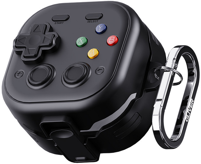 갤럭시 버즈4 프로 케이스 락패드팟 잠금 분실방지 보호 커버, 1개, 블랙, 버즈4/버즈4프로