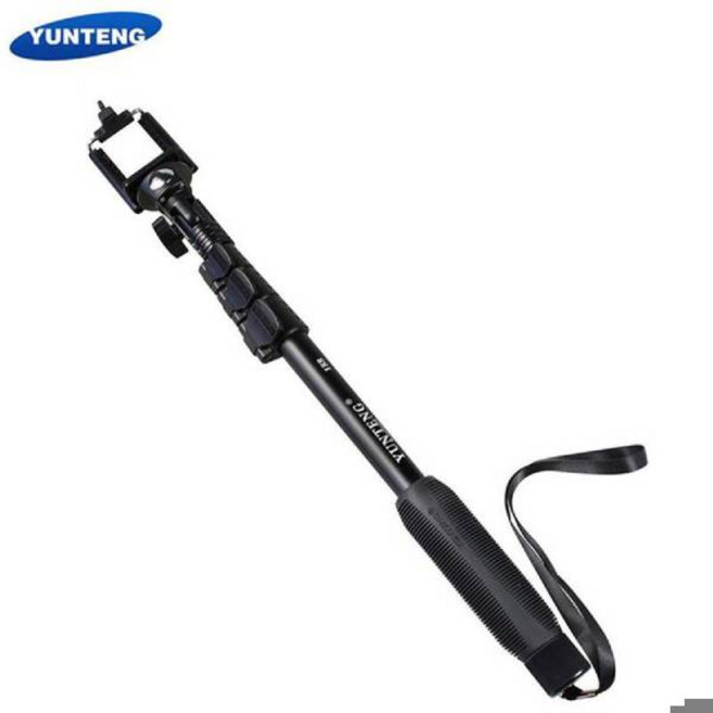 YUNTENG YT188 카메라 및 휴대폰용 셀카봉 삼각대 모노포드 화웨이 샤오미 스마트폰용 고프로 품질, 01 YT-188, 1개