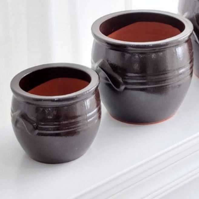 옹기화분 15x10cm 정원화분 항아리모양화분