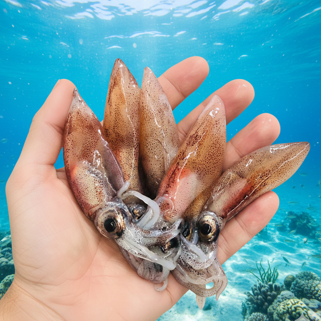 국내산 호래기 꼴뚜기 신선 당일조업, 1개, 생물 호래기 1.5kg (500g 3팩)