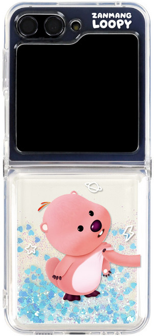 잔망루피 정품 포인트 제트Z플립5 글리터 케이스