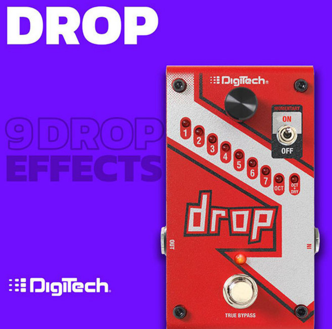 디지텍 Digitech The Drop 드롭 튠 피치쉬프터, 1개