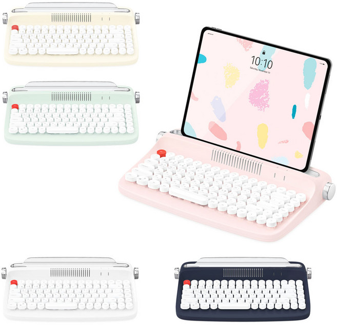 레트로 미니 블루투스 키보드, 아이보리