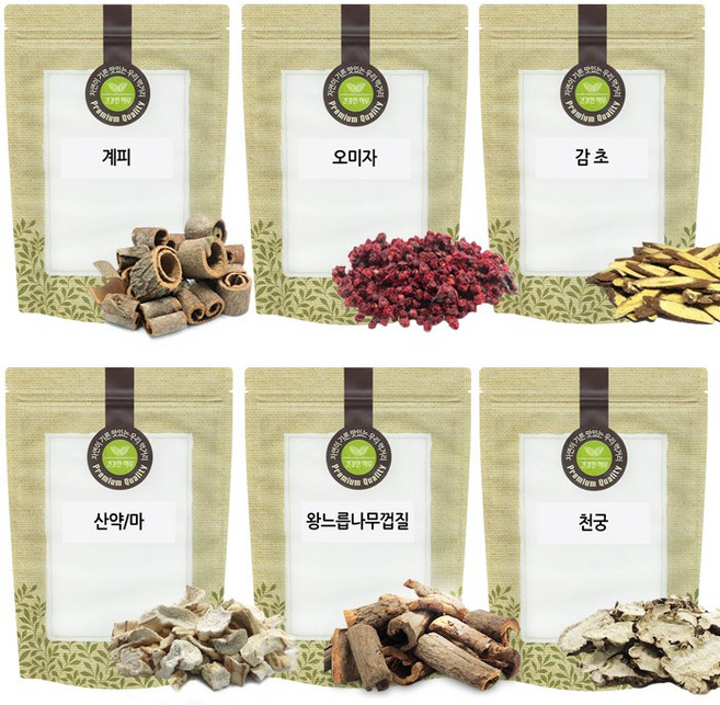 한방약초 감초 당귀 황기 천궁 치자 계피, 07. 오미자(국산) 200g, 1개