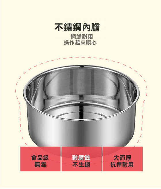 GUEFOON 家用優格發酵機紅色-優格機＋7分杯, 優格機＋大鋼膽:17*17*12（8949）