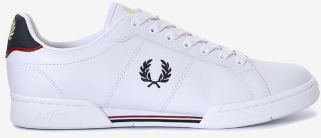 프레드페리 Fred Perry [프레드페리] 2선 포인트 아이코닉 컵솔 가죽 스니커즈 B722 Leather SFPU2336311-567 420967