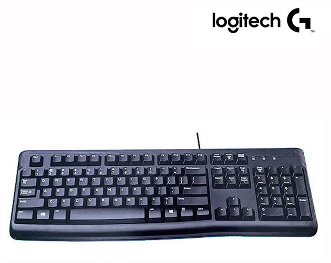 로지텍 USB 유선 일반형 키보드, 0.(로지텍정품)블랙, 0. K120